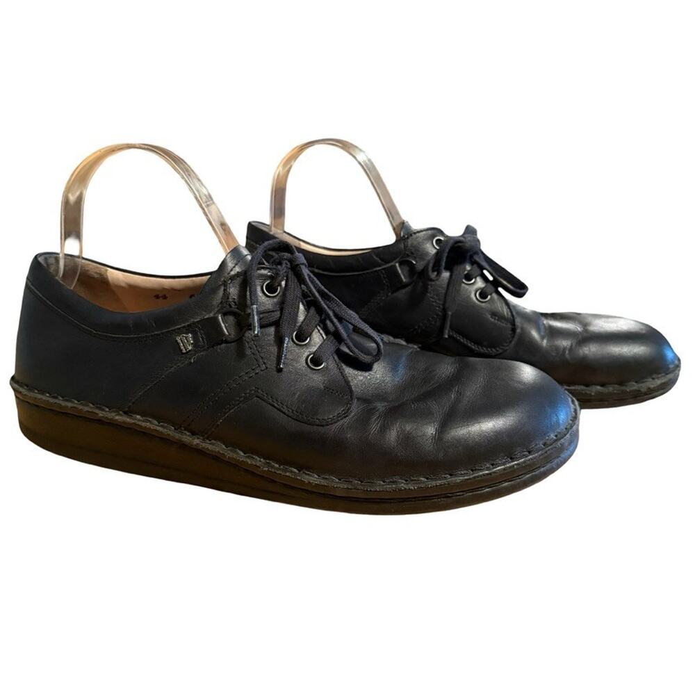 Finn Comfort Vaasa Oxford Shoes Black Lace Up Comfort Mens Casual 44 11 / 11.5